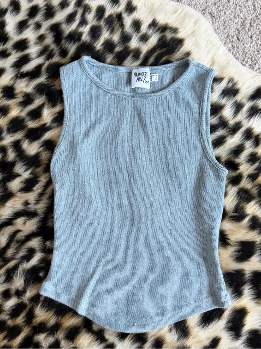 Princess Polly Blue Tank Top
